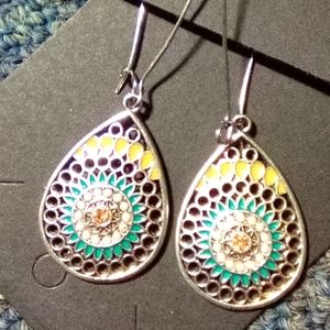 Bohemian teardrop earrings
